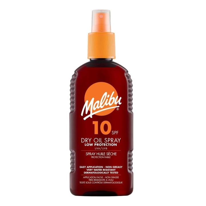 Malibu Dry Oil Spray SPF10 200ml i gruppen HELSE OG SKJØNNHET / Hudpleie / Soling / Solkrem hos TP E-commerce Nordic AB (C03715)