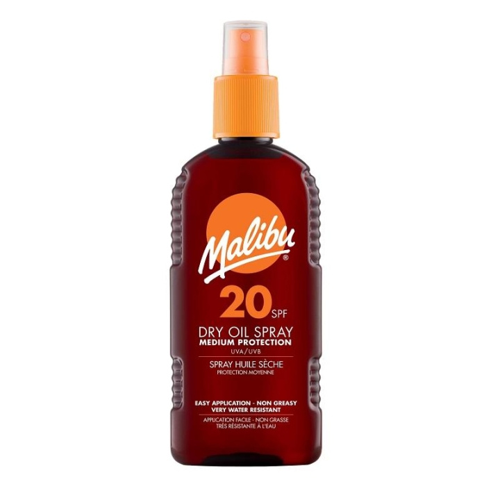 Malibu Dry Oil Spray SPF20 200 ml i gruppen HELSE OG SKJØNNHET / Hudpleie / Soling / Solkrem hos TP E-commerce Nordic AB (C03716)