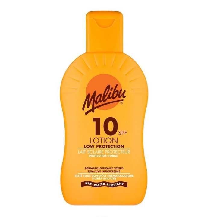 Malibu Sun Lotion SPF10 200ml i gruppen HELSE OG SKJØNNHET / Hudpleie / Soling / Solkrem hos TP E-commerce Nordic AB (C03787)