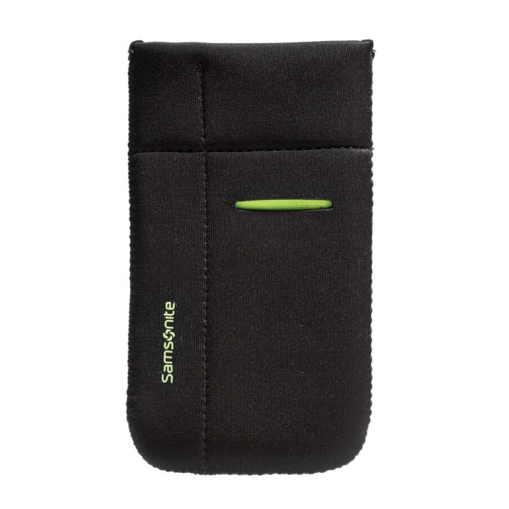 SAMSONITE Mobile Bag Airglow Neoprene Medium Green i gruppen SMARTTELEFON & NETTBRETT / Mobilbeskyttelse / Universalbeskyttelse / Flippdeksel hos TP E-commerce Nordic AB (C03846)