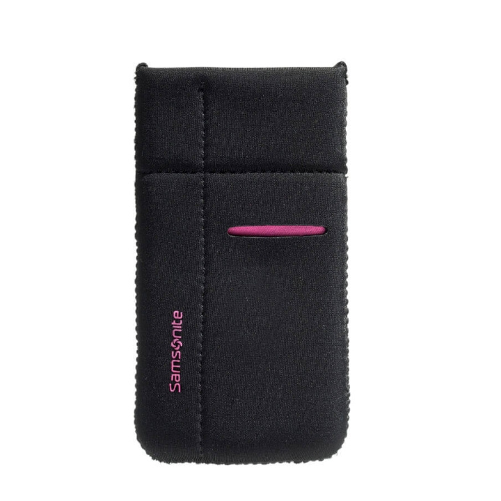 SAMSONITE Mobile Bag Airglow Neoprene Medium Pink i gruppen SMARTTELEFON & NETTBRETT / Mobilbeskyttelse / Universalbeskyttelse / Flippdeksel hos TP E-commerce Nordic AB (C03847)