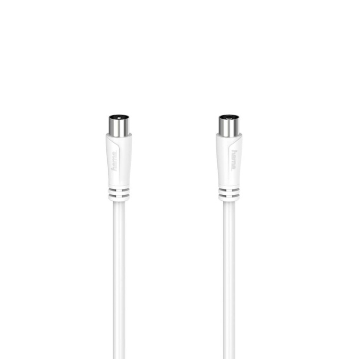 Hama Cable Antenna 90dB White 10.0m i gruppen Elektronikk / Kabler og adaptere / Antennekabler og tilbehør / Antennekabler hos TP E-commerce Nordic AB (C03939)