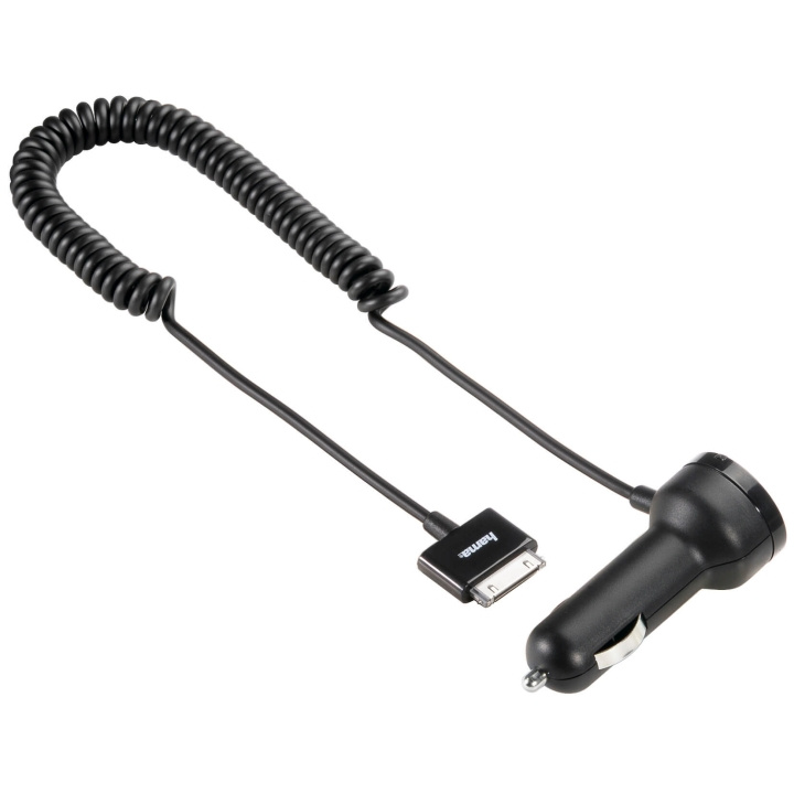 Hama Laddare iPhone3/4 12V Svart 30 Pin MFI i gruppen SMARTTELEFON & NETTBRETT / Ladere og Kabler / Billader / Billader 30-pin hos TP E-commerce Nordic AB (C04183)
