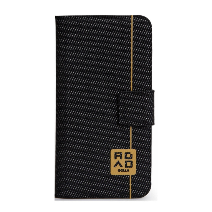 Golla Plånboksväska Road iPhone 5/5s/SE Andie Svart i gruppen SMARTTELEFON & NETTBRETT / Mobilbeskyttelse / Apple / iPhone 5/5S/SE / Deksel hos TP E-commerce Nordic AB (C04198)