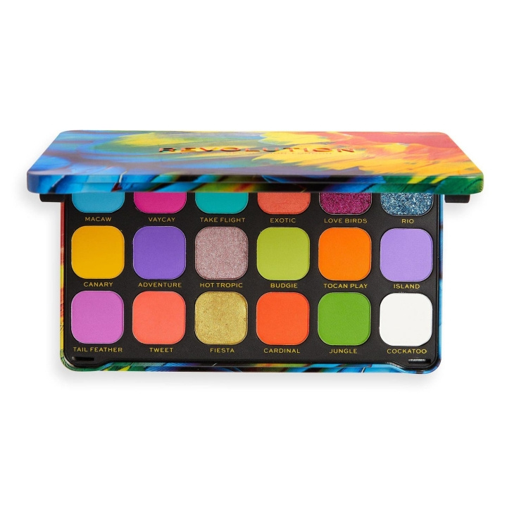 Makeup Revolution palett Forever Flawless - Birds Paradise i gruppen HELSE OG SKJØNNHET / Makeup / Øyne og øyebryn / Øyeskygger hos TP E-commerce Nordic AB (C04261)