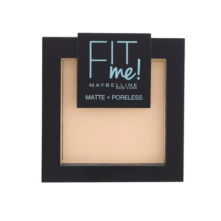 Maybelline Fit Me Matte + Poreless Puder - 105 Natural Ivory i gruppen HELSE OG SKJØNNHET / Makeup / Makeup ansikt / Pudder hos TP E-commerce Nordic AB (C04353)