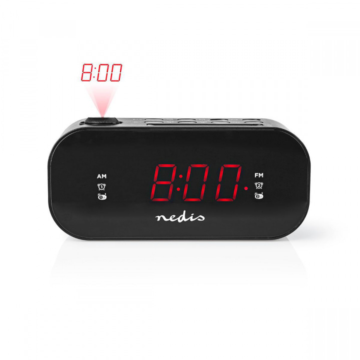 Digital Alarm Clock Radio | LED Vise | Tidsframskriving | AM / FM | slumrefunksjon | Sleep timer | Antall alarmer: 2 | Sort i gruppen HJEM, HUS OG HAGE / Klokker & Teller / Vekkerklokker hos TP E-commerce Nordic AB (C04399)