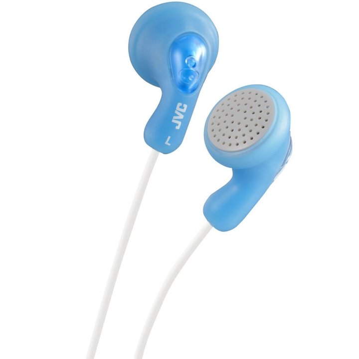 JVC Hodetelefon F14 Gumy In-Ear Blå i gruppen Elektronikk / Lyd & Bilde / Hodetelefoner & Tilbehør / Hodetelefoner hos TP E-commerce Nordic AB (C04408)