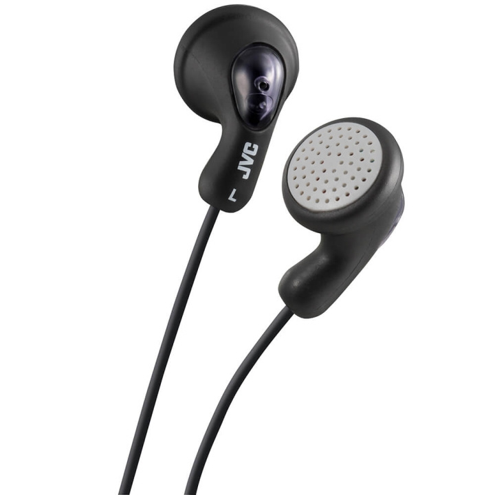 JVC Hodetelefon F14 Gumy In-Ear Svart i gruppen Elektronikk / Lyd & Bilde / Hodetelefoner & Tilbehør / Hodetelefoner hos TP E-commerce Nordic AB (C04409)