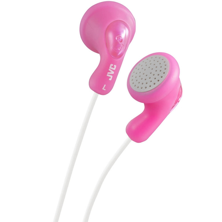 JVC Hodetelefon F14 Gumy In-Ear Rosa i gruppen Elektronikk / Lyd & Bilde / Hodetelefoner & Tilbehør / Hodetelefoner hos TP E-commerce Nordic AB (C04411)