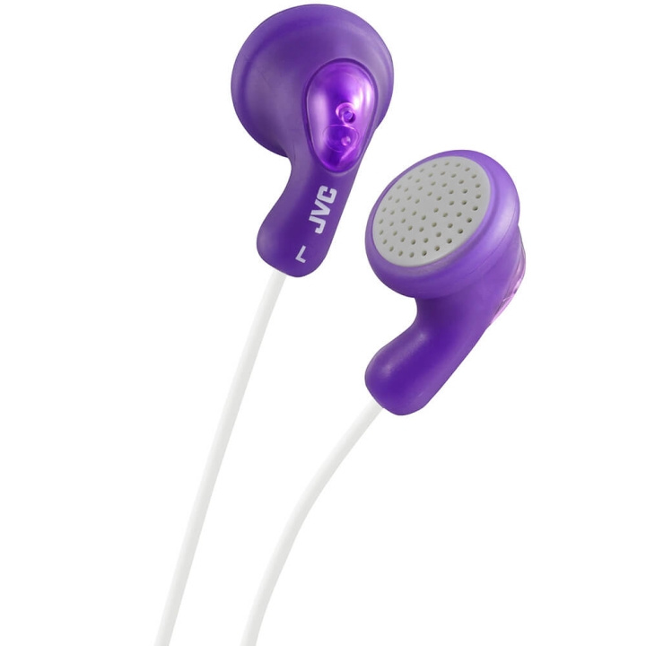 JVC Hodetelefon F14 Gumy In-Ear Lilla i gruppen Elektronikk / Lyd & Bilde / Hodetelefoner & Tilbehør / Hodetelefoner hos TP E-commerce Nordic AB (C04413)