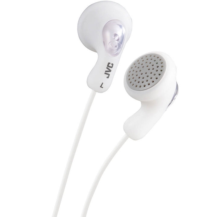 JVC Hodetelefon F14 Gumy In-Ear Hvit i gruppen Elektronikk / Lyd & Bilde / Hodetelefoner & Tilbehør / Hodetelefoner hos TP E-commerce Nordic AB (C04414)