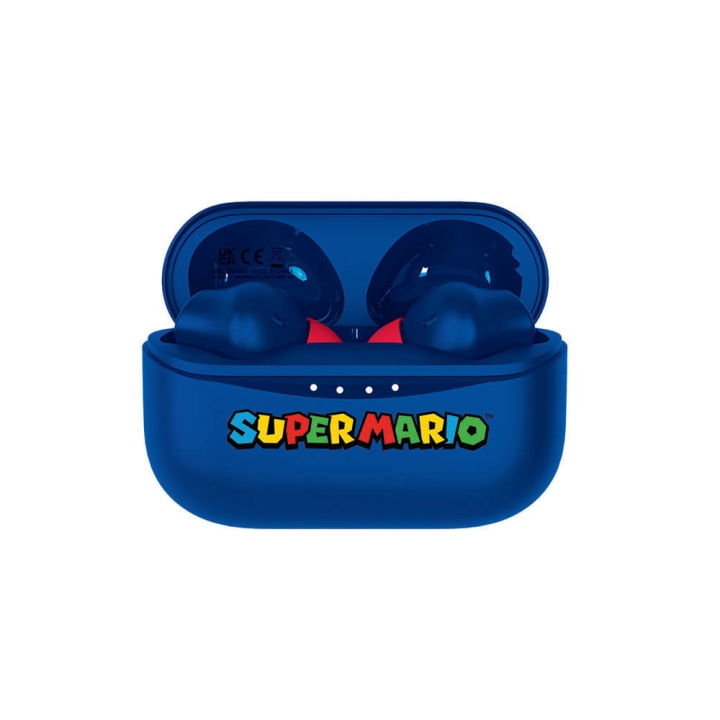 SUPERMARIO SUPER MARIO Headphone In-Ear TWS Blue i gruppen Elektronikk / Lyd & Bilde / Hodetelefoner & Tilbehør / Hodetelefoner hos TP E-commerce Nordic AB (C04419)