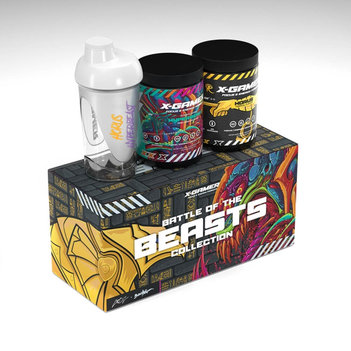 X-GAMER X-Tubz Battle of the Beast Collection Box i gruppen Datautstyr / GAMING / Energidrikke for gamere hos TP E-commerce Nordic AB (C04496)