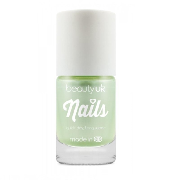 Beauty UK Candy Pearl Nail Polish - Green i gruppen HELSE OG SKJØNNHET / Manikyr/pedikyr / Neglelakk hos TP E-commerce Nordic AB (C04516)