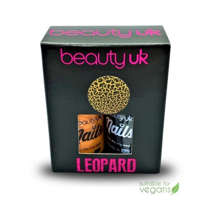 Beauty UK Nails Wild Things - Leopard 2x11ml i gruppen HELSE OG SKJØNNHET / Manikyr/pedikyr / Neglelakk hos TP E-commerce Nordic AB (C04521)