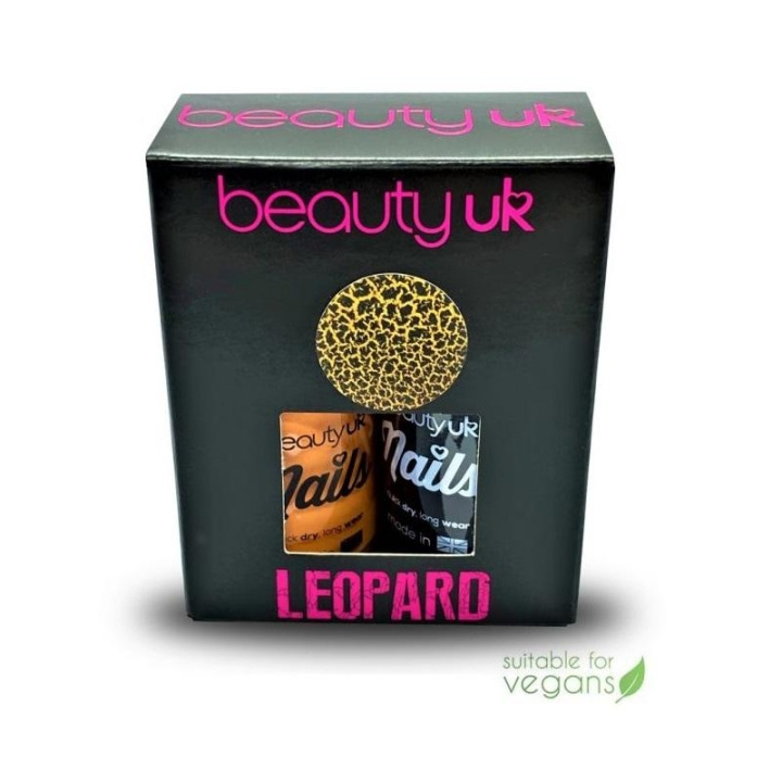 BeautyUK Beauty UK Nails Wild Things - Leopard 2x11ml i gruppen HELSE OG SKJØNNHET / Manikyr/pedikyr / Neglelakk hos TP E-commerce Nordic AB (C04521)