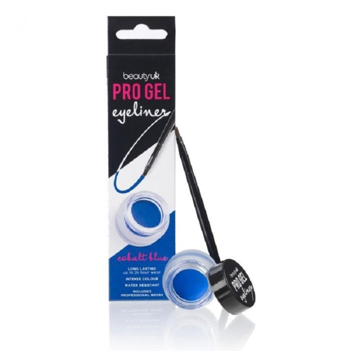 Beauty UK Pro Gel Eyeliner Cobalt Blue 4,5g i gruppen HELSE OG SKJØNNHET / Makeup / Øyne og øyebryn / Eyeliner/Kajal hos TP E-commerce Nordic AB (C04527)