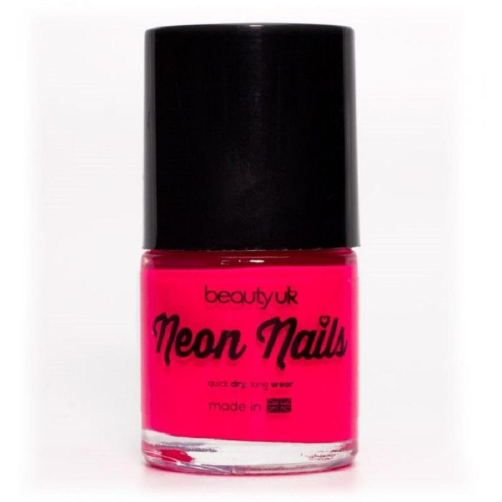 Beauty UK Neon Nail Polish - Magenta i gruppen HELSE OG SKJØNNHET / Manikyr/pedikyr / Neglelakk hos TP E-commerce Nordic AB (C04532)