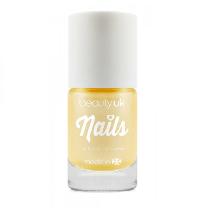 Beauty UK Candy Pearl Nail Polish - Lemon i gruppen HELSE OG SKJØNNHET / Manikyr/pedikyr / Neglelakk hos TP E-commerce Nordic AB (C04537)