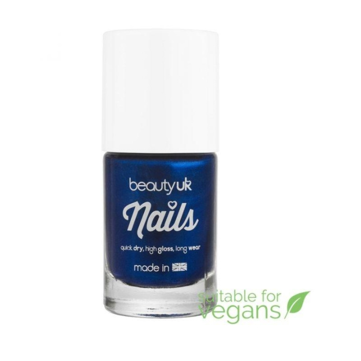 Beauty UK Nail Polish no.18 - Great Blue Beyond i gruppen HELSE OG SKJØNNHET / Manikyr/pedikyr / Neglelakk hos TP E-commerce Nordic AB (C04539)