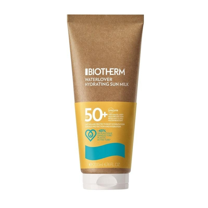 Biotherm Waterlover Hydrating Sun Milk, solkrem SPF50+ 200 ml i gruppen HELSE OG SKJØNNHET / Hudpleie / Soling / Solkrem hos TP E-commerce Nordic AB (C04567)