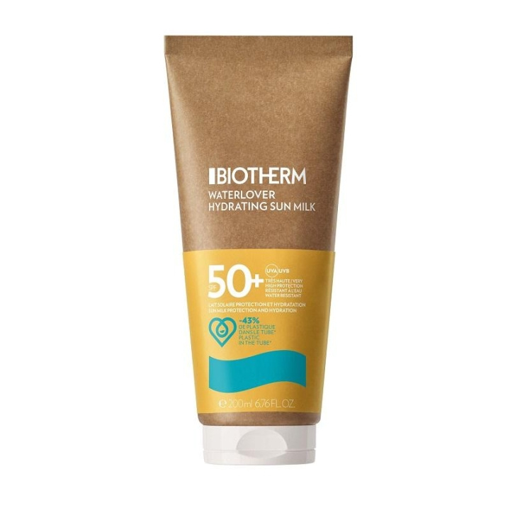 Biotherm Waterlover Hydrating Sun Milk 50+SPF 200ml i gruppen HELSE OG SKJØNNHET / Hudpleie / Soling / Solkrem hos TP E-commerce Nordic AB (C04567)