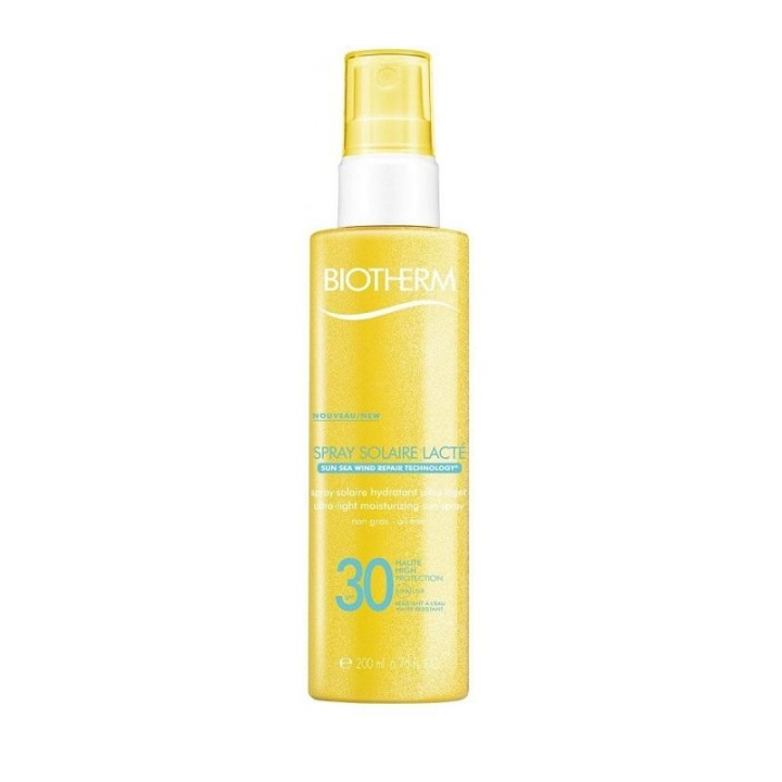 Biotherm Milky Sun Spray, solfaktor SPF30 200 ml i gruppen HELSE OG SKJØNNHET / Hudpleie / Soling / Solkrem hos TP E-commerce Nordic AB (C04569)