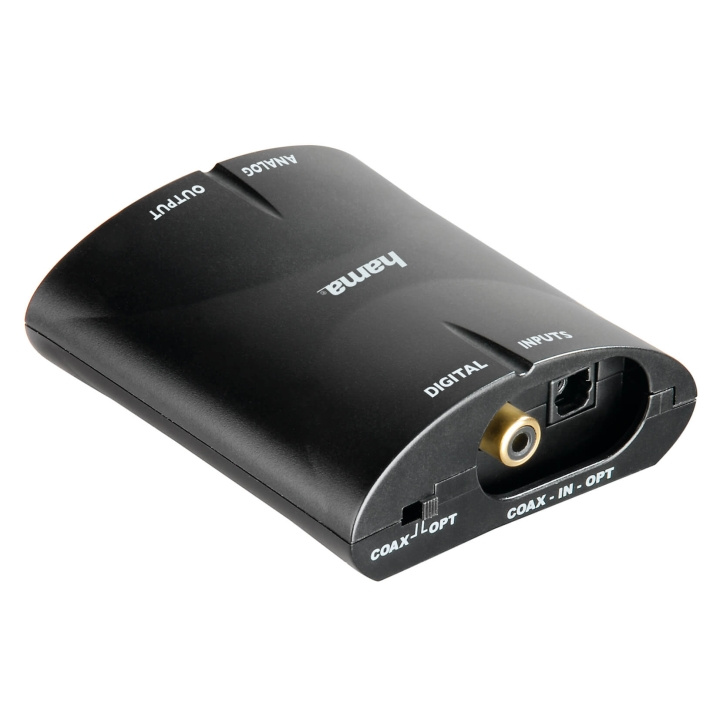 Hama Audio Converter AC81 omvandler digital til analog i gruppen Datautstyr / Kabler og adaptere / HDMI/VGA/DVI-switcher hos TP E-commerce Nordic AB (C04619)