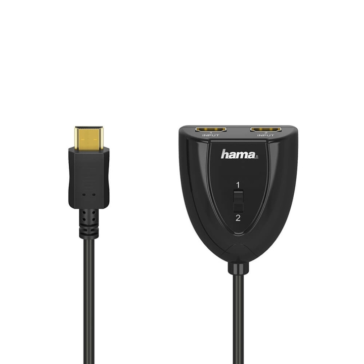 Hama Switcher HDMI 2x1 i gruppen Elektronikk / Kabler og adaptere / HDMI / Adaptere hos TP E-commerce Nordic AB (C04631)
