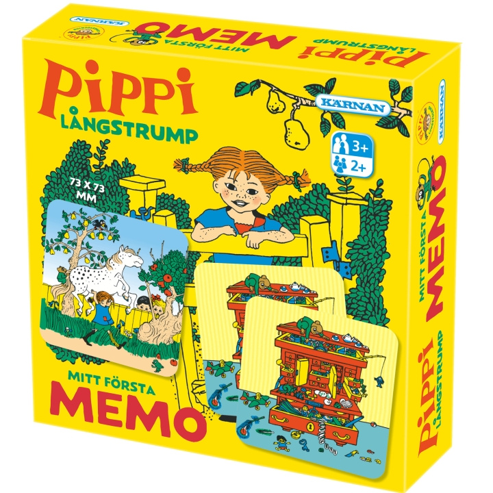 Mitt första memo Pippi Långstr i gruppen LEKER, BARN OG BABY / Leker / Brettspill / Barnespill hos TP E-commerce Nordic AB (C04667)
