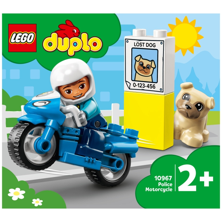 Lego Duplo - Politimotorsykkel 10967 i gruppen LEKER, BARN OG BABY / Leker / Byggeleker / Lego hos TP E-commerce Nordic AB (C04690)