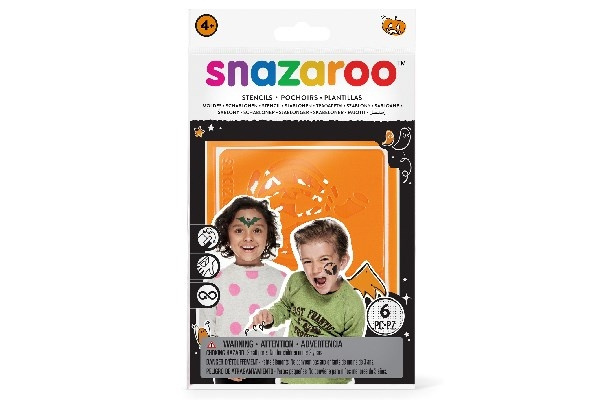Sjablonger i sminkefarge Halloween 6stk i gruppen LEKER, BARN OG BABY / Leker / Masker og kostymer hos TP E-commerce Nordic AB (C04753)