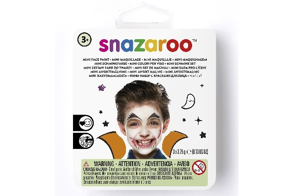 Minisett med sminkemaling Halloween 3 farger + tilbehør. i gruppen LEKER, BARN OG BABY / Leker / Masker og kostymer hos TP E-commerce Nordic AB (C04754)
