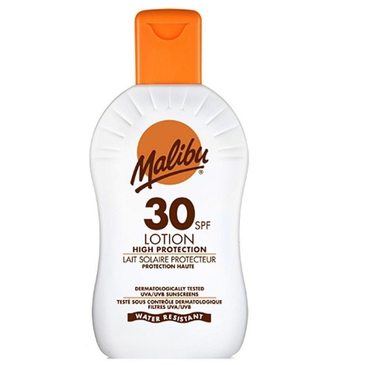 Malibu Sun Lotion SPF30 200ml i gruppen HELSE OG SKJØNNHET / Hudpleie / Soling / Solkrem hos TP E-commerce Nordic AB (C04773)