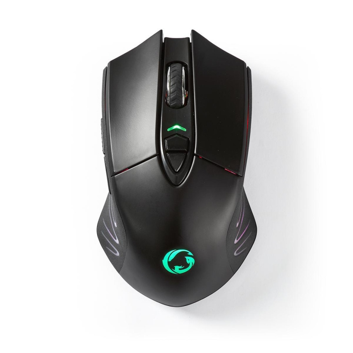 Gaming Mouse | Wired & Wireless | 500 / 1000 / 2000 / 3000 / 5000 / 10000 dpi | Justerbar DPI | Antall knapper: 7 | Programmerbare knapper | Right-Handed | 1.50 m | RGB i gruppen Datautstyr / GAMING / Mus hos TP E-commerce Nordic AB (C04858)