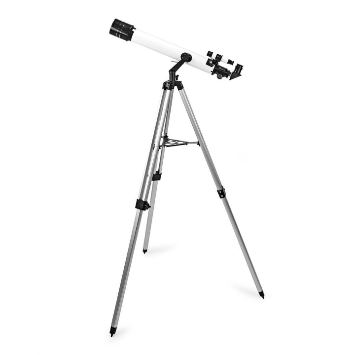 Nedis Teleskop | Blenderåpning: 70 mm | Brennvidde: 700 mm | Finderscope: 5 x 24 | Maksimal arbeidshøyde: 125 cm | Tripod | Hvit / Sort
