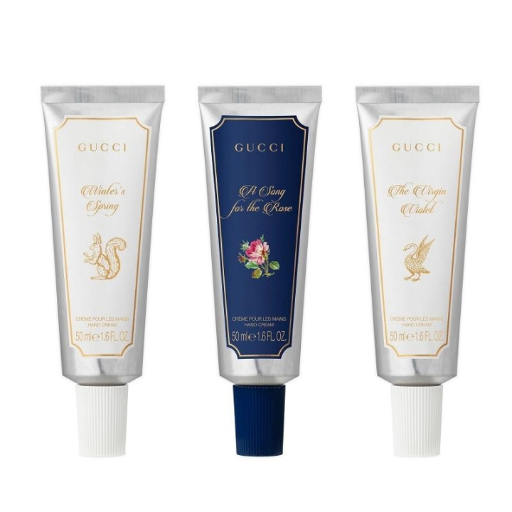 Giftset Gucci The Alchemist\'s Garden 3-Piece Hand Cream i gruppen HELSE OG SKJØNNHET / Manikyr/pedikyr / Håndkrem hos TP E-commerce Nordic AB (C04947)