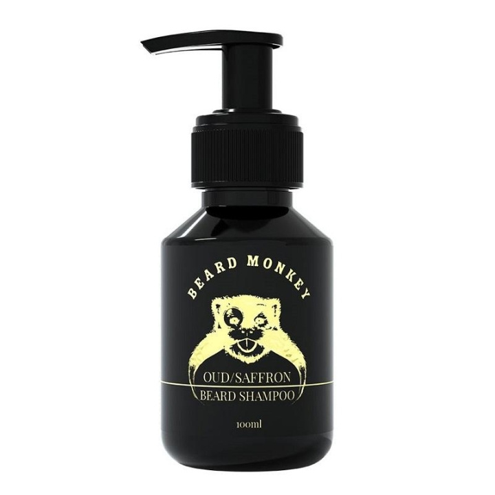 Beard Monkey Beard Shampoo Oud/Saffron 100ml i gruppen HELSE OG SKJØNNHET / Hår & styling / Skjeggpleie / Skjeggolje hos TP E-commerce Nordic AB (C04958)