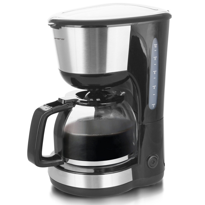 Emerio Kaffetrakter 1000Watt 1,25l rustfritt stål i gruppen HJEM, HUS OG HAGE / Husholdningsapparater / Kaffe og espresso / Kaffetraktere hos TP E-commerce Nordic AB (C04969)