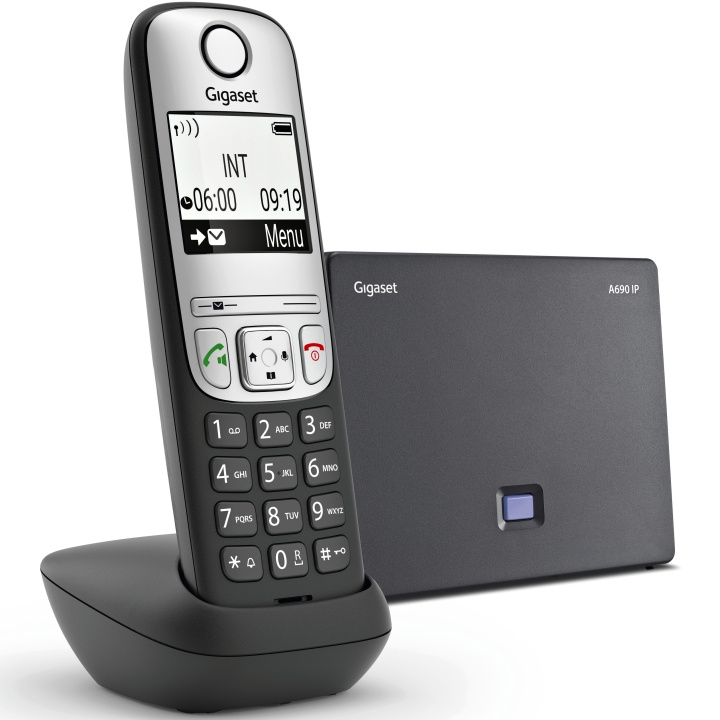 Gigaset A690IP Trådløs telefon for IP-telefoni i gruppen Elektronikk / Lyd & Bilde / Fast telefoni / Trådløs Telefoner hos TP E-commerce Nordic AB (C04986)