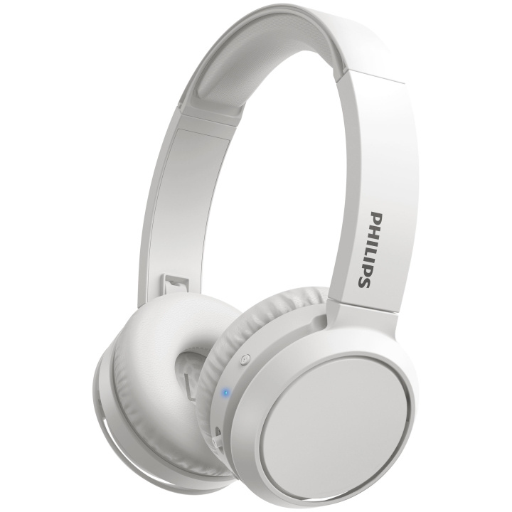 Philips On-ear Bluetooth-hodetelefoner Hvit i gruppen Elektronikk / Lyd & Bilde / Hodetelefoner & Tilbehør / Hodetelefoner hos TP E-commerce Nordic AB (C04993)