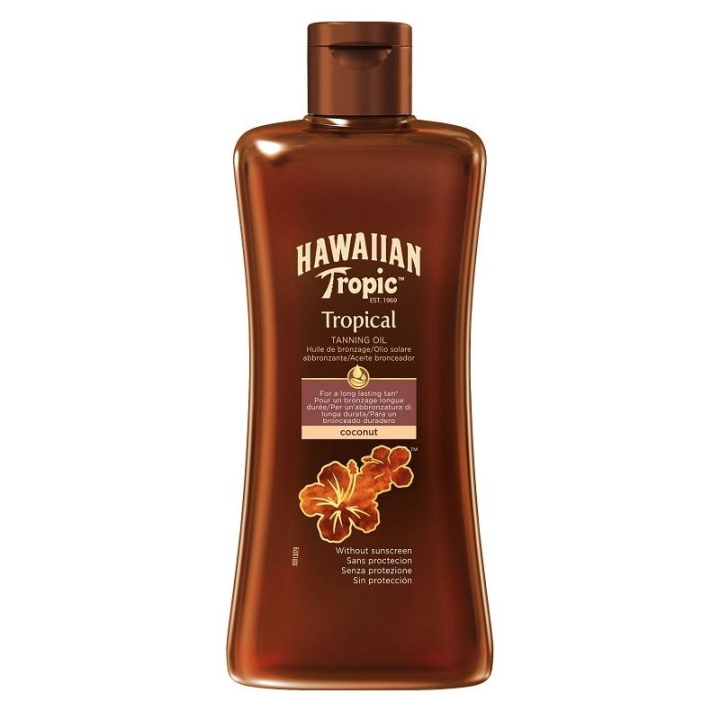 Hawaiian Tropic Tanning Oil 200 ml i gruppen HELSE OG SKJØNNHET / Hudpleie / Soling / Solkrem hos TP E-commerce Nordic AB (C05075)