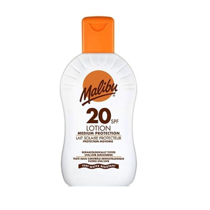 Malibu Sun Lotion SPF20 200ml i gruppen HELSE OG SKJØNNHET / Hudpleie / Soling / Solkrem hos TP E-commerce Nordic AB (C05130)