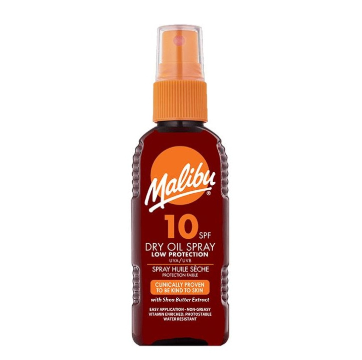 Malibu Dry Oil Spray SPF10 100ml i gruppen HELSE OG SKJØNNHET / Hudpleie / Soling / Solkrem hos TP E-commerce Nordic AB (C05159)