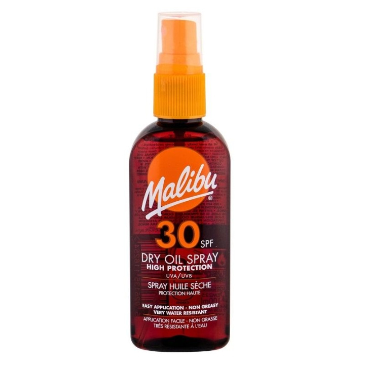 Malibu Dry Oil Spray, solbeskyttelsesfaktor SPF30 100 ml i gruppen HELSE OG SKJØNNHET / Hudpleie / Soling / Solkrem hos TP E-commerce Nordic AB (C05161)