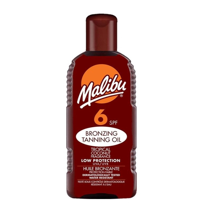 Malibu Bronzing Tanning Oil SPF6 200ml i gruppen HELSE OG SKJØNNHET / Hudpleie / Soling / Solkrem hos TP E-commerce Nordic AB (C05169)