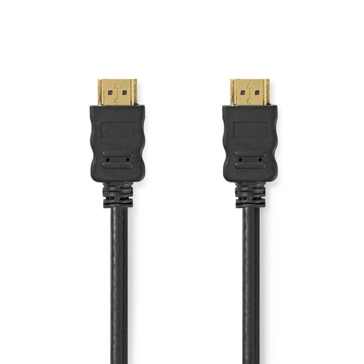 Nedis High Speed ​​HDMI ™ kabel med Ethernet | HDMI ™ -kontakt | HDMI ™ -kontakt | 4K@30Hz | ARC | 10.2 Gbps | 2.00 m | Rund | PVC | Sort | Boks i gruppen Elektronikk / Kabler og adaptere / HDMI / Kabler hos TP E-commerce Nordic AB (C05216)