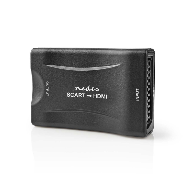 Nedis HDMI ™ Converter | SCART Hunn | HDMI™ Utgang | 1-veis | 1080p | 1.2 Gbps | ABS | Sort i gruppen Elektronikk / Kabler og adaptere / HDMI / Adaptere hos TP E-commerce Nordic AB (C05223)