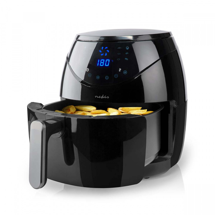 Hot Air Fryer | 4.6 l | Timer: 60 min | Digitalt | Sort i gruppen HJEM, HUS OG HAGE / Husholdningsapparater / Airfryers og frityrkokere hos TP E-commerce Nordic AB (C05309)